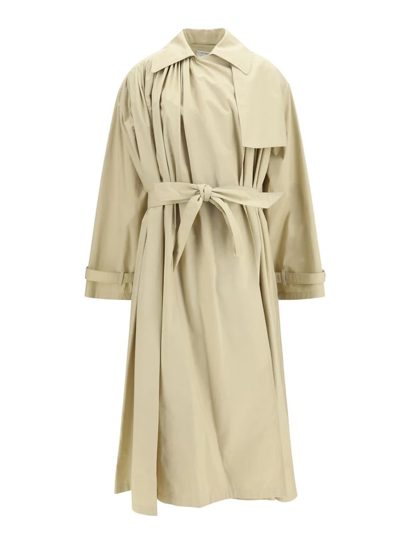 Beige Cotton Coat