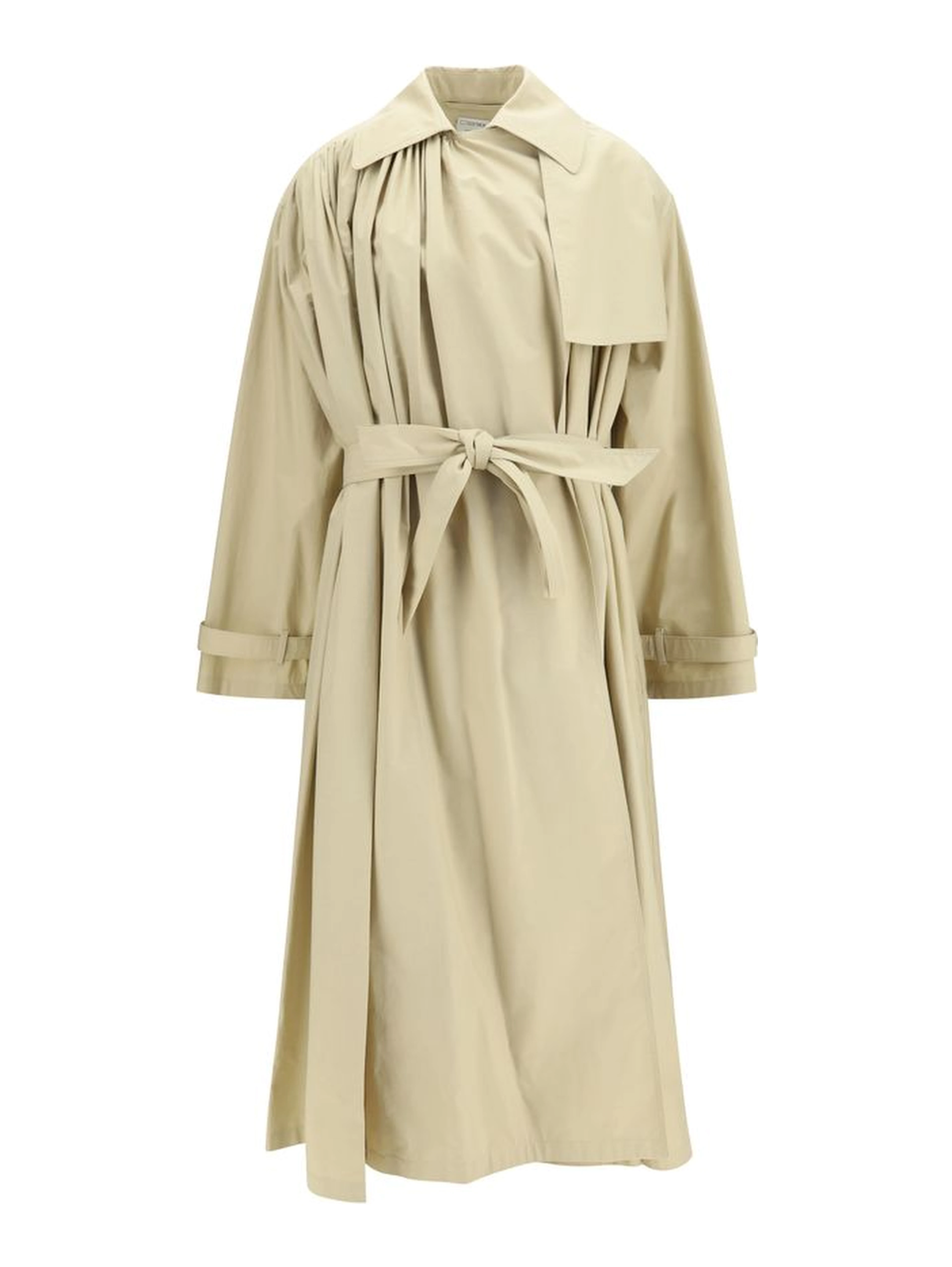 Beige Cotton Coat