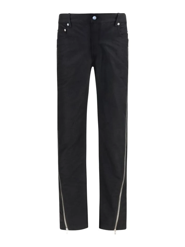 Black Wool Oves Aries Straight-Leg Jeans