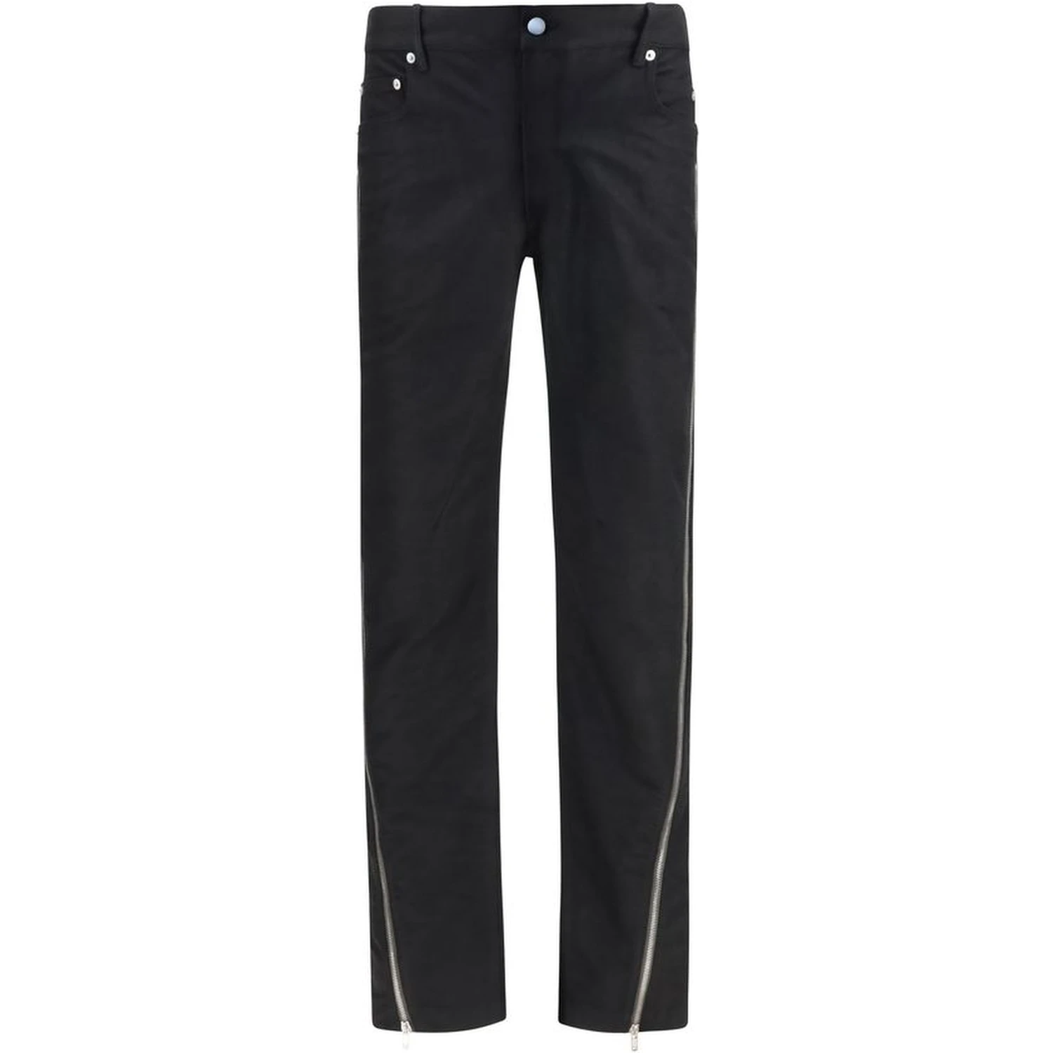 Black Wool Oves Aries Straight-Leg Jeans