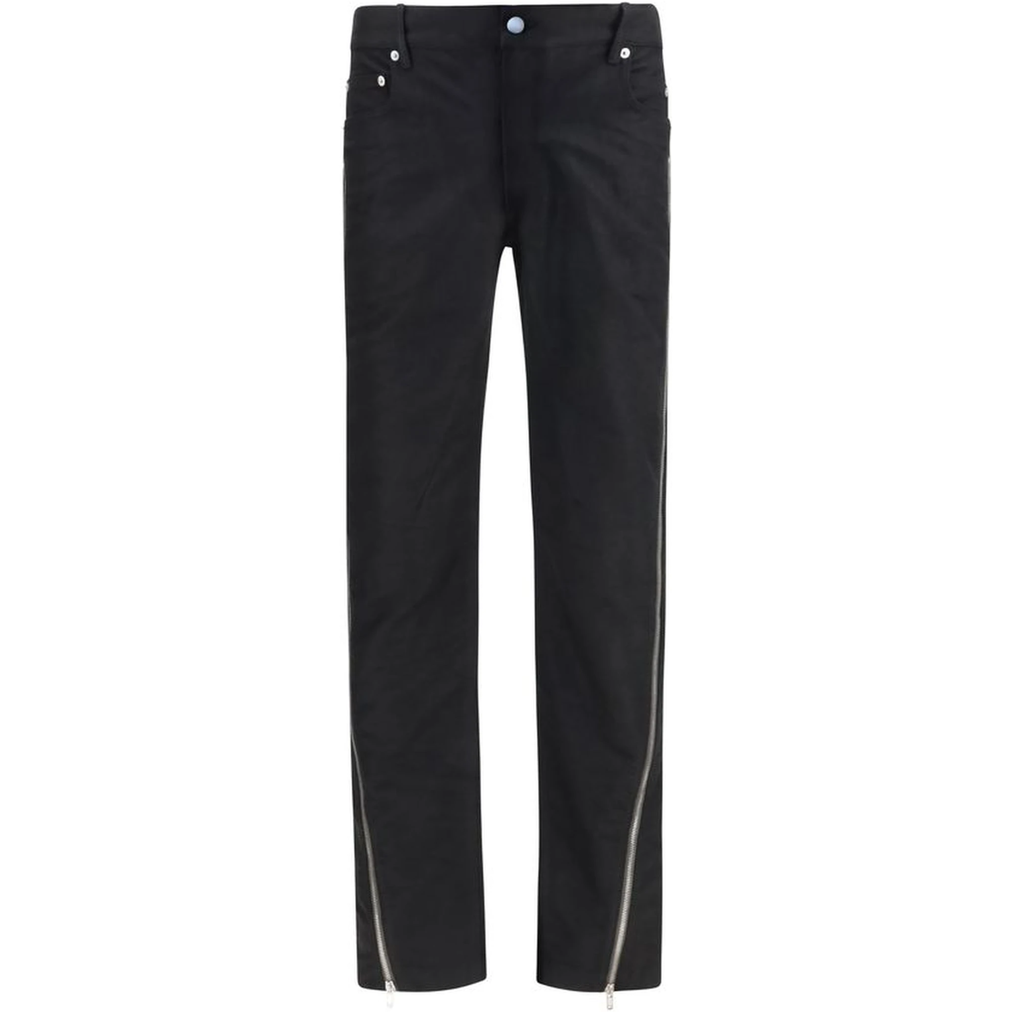 Black Wool Oves Aries Straight-Leg Jeans