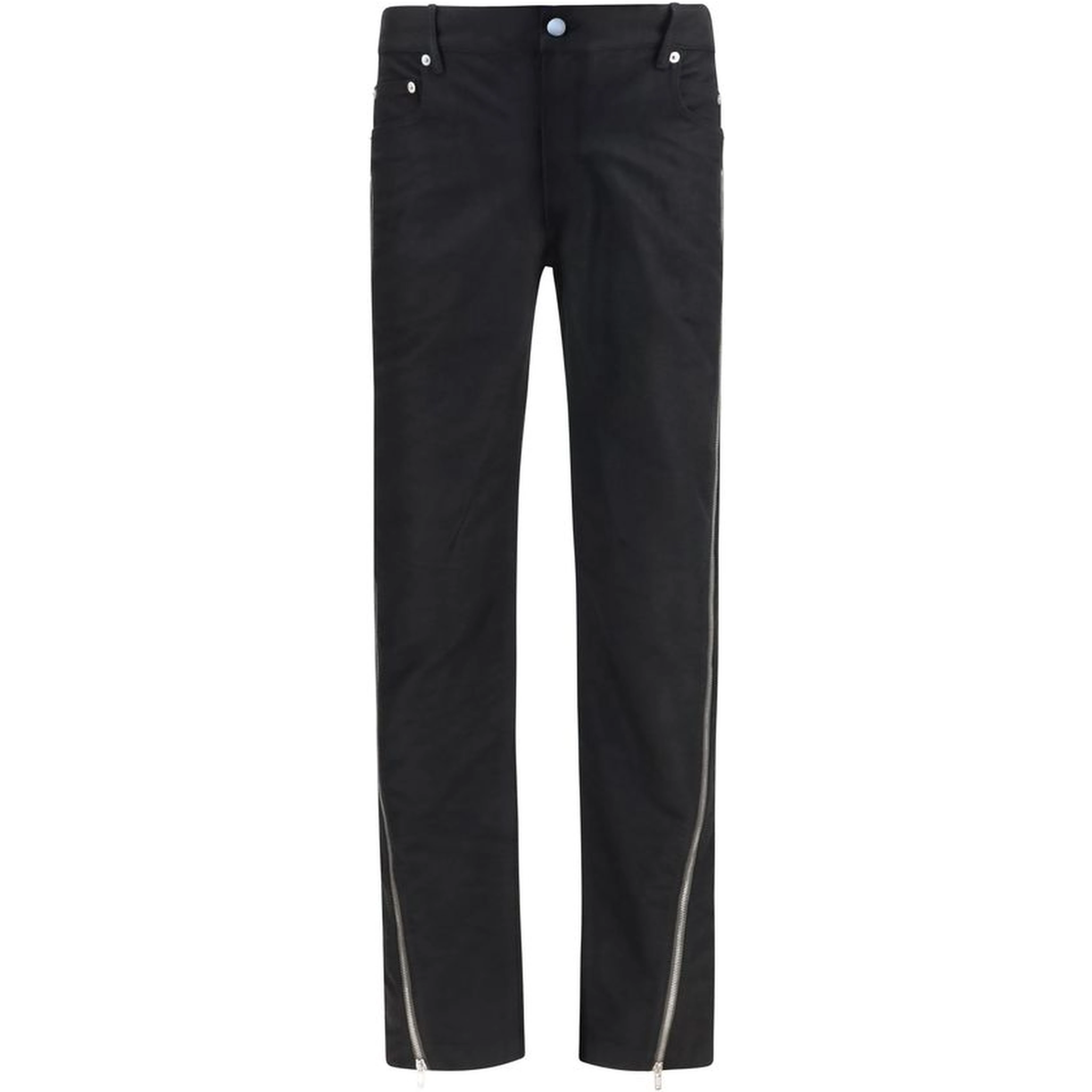 Black Wool Oves Aries Straight-Leg Jeans