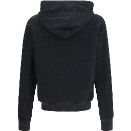 Black Cotton Sweatshirt