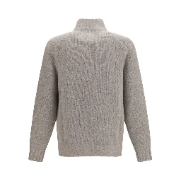 Gray Cashmere Cardigan