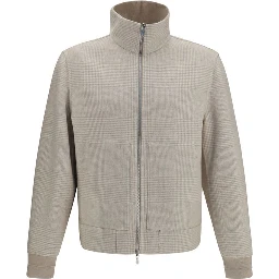 Beige Cashmere Full-Length Jacket