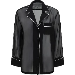 Black Silk Shirt
