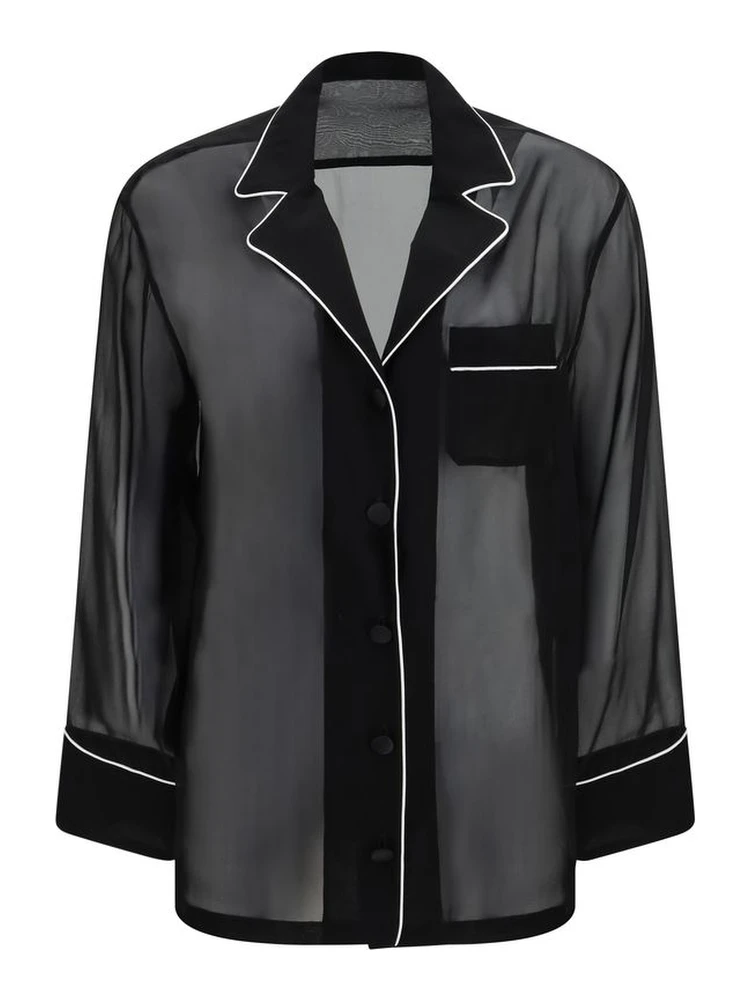 Black Silk Shirt