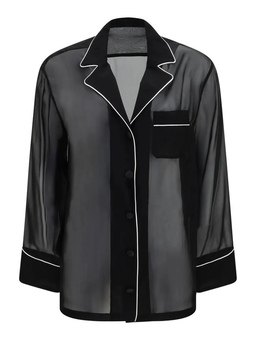 Black Silk Shirt