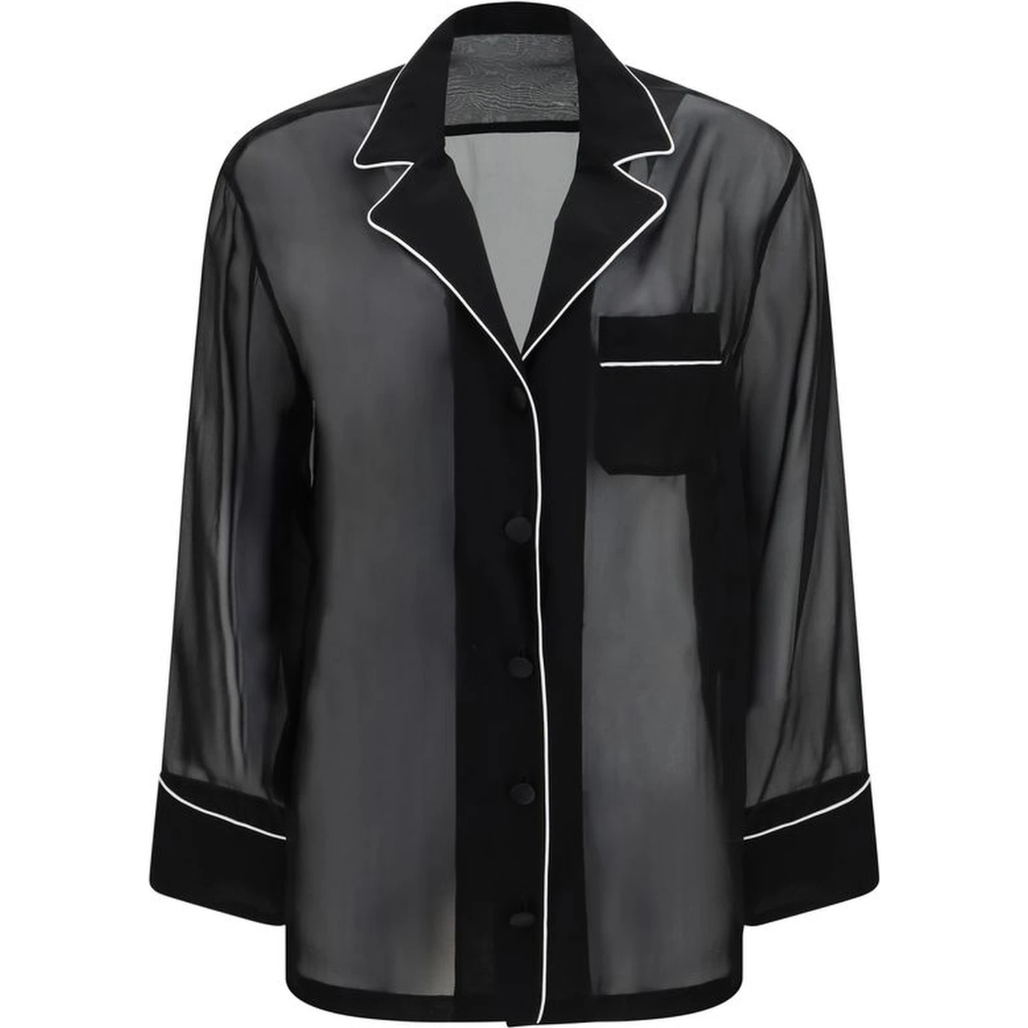 Black Silk Shirt