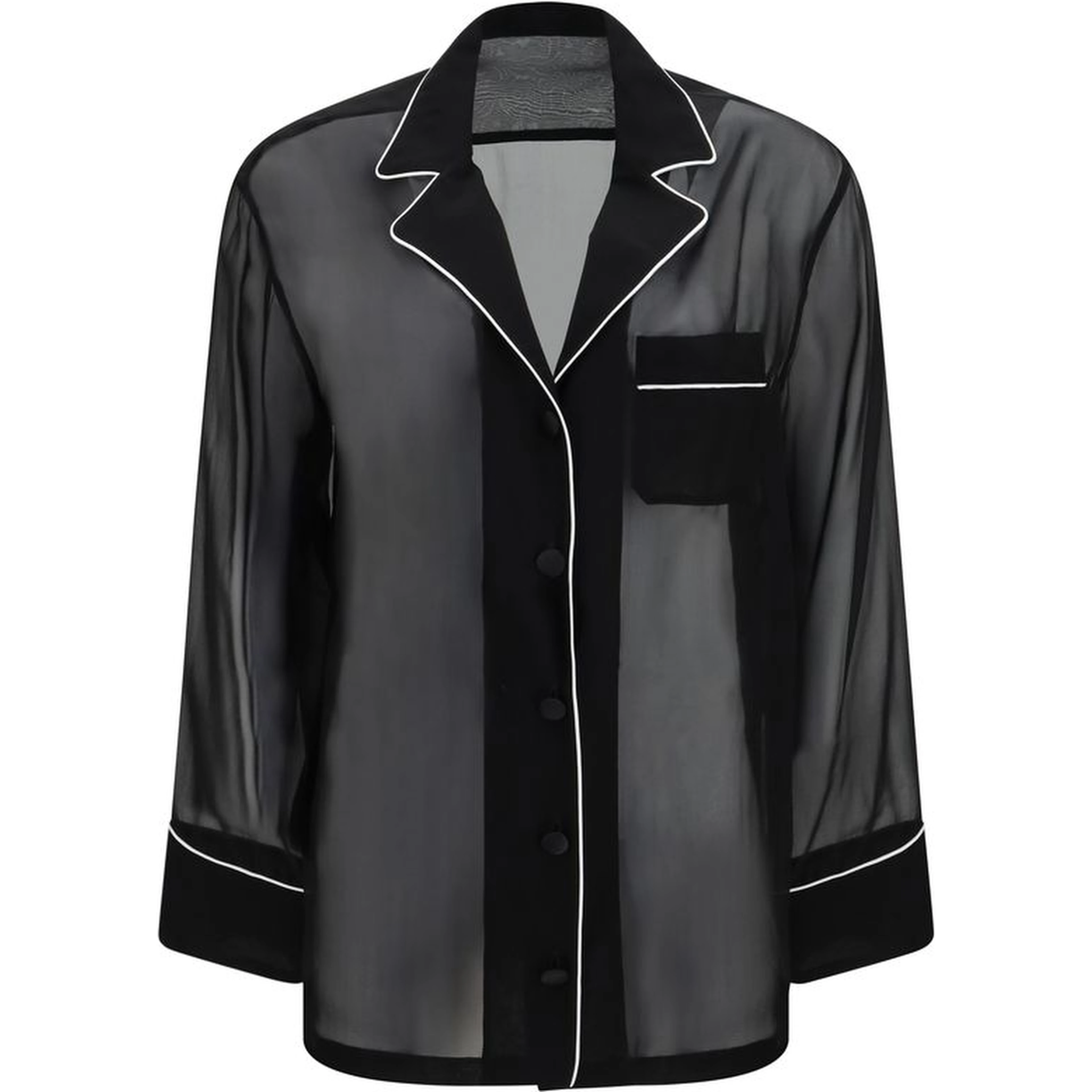 Black Silk Shirt