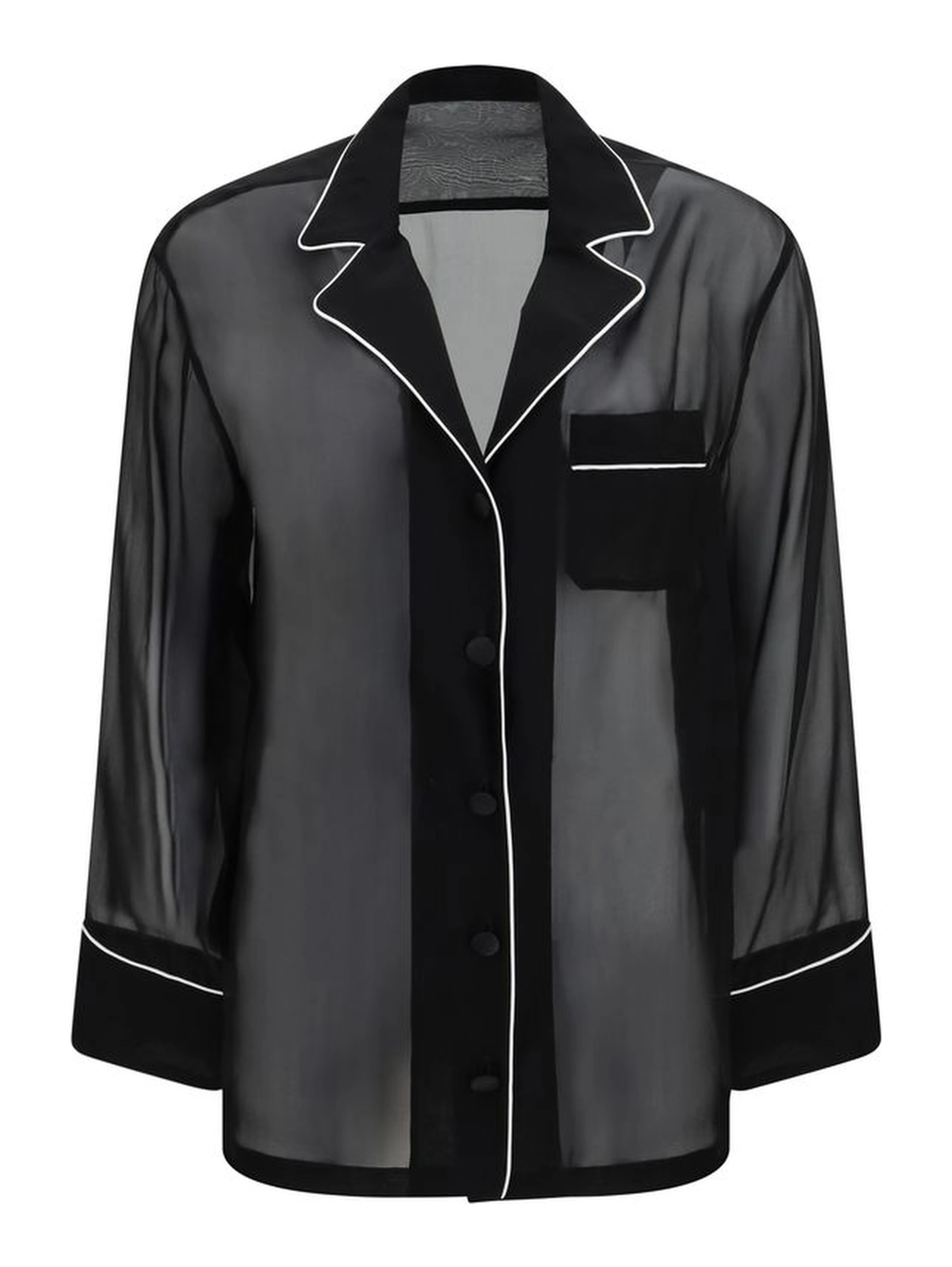 Black Silk Shirt