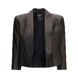 Black Lamb Ovis Aries Aries Leather Jacket