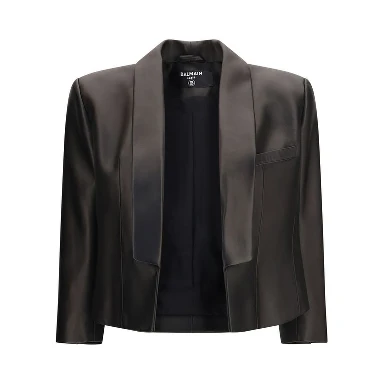 Black Lamb Ovis Aries Aries Leather Jacket