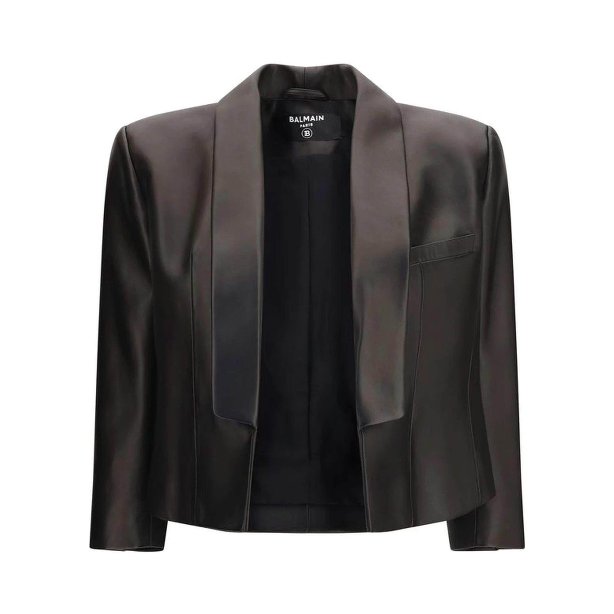 Black Lamb Ovis Aries Aries Leather Jacket