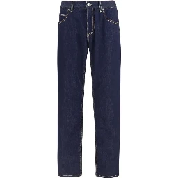 Blue Cotton Jeans Denim