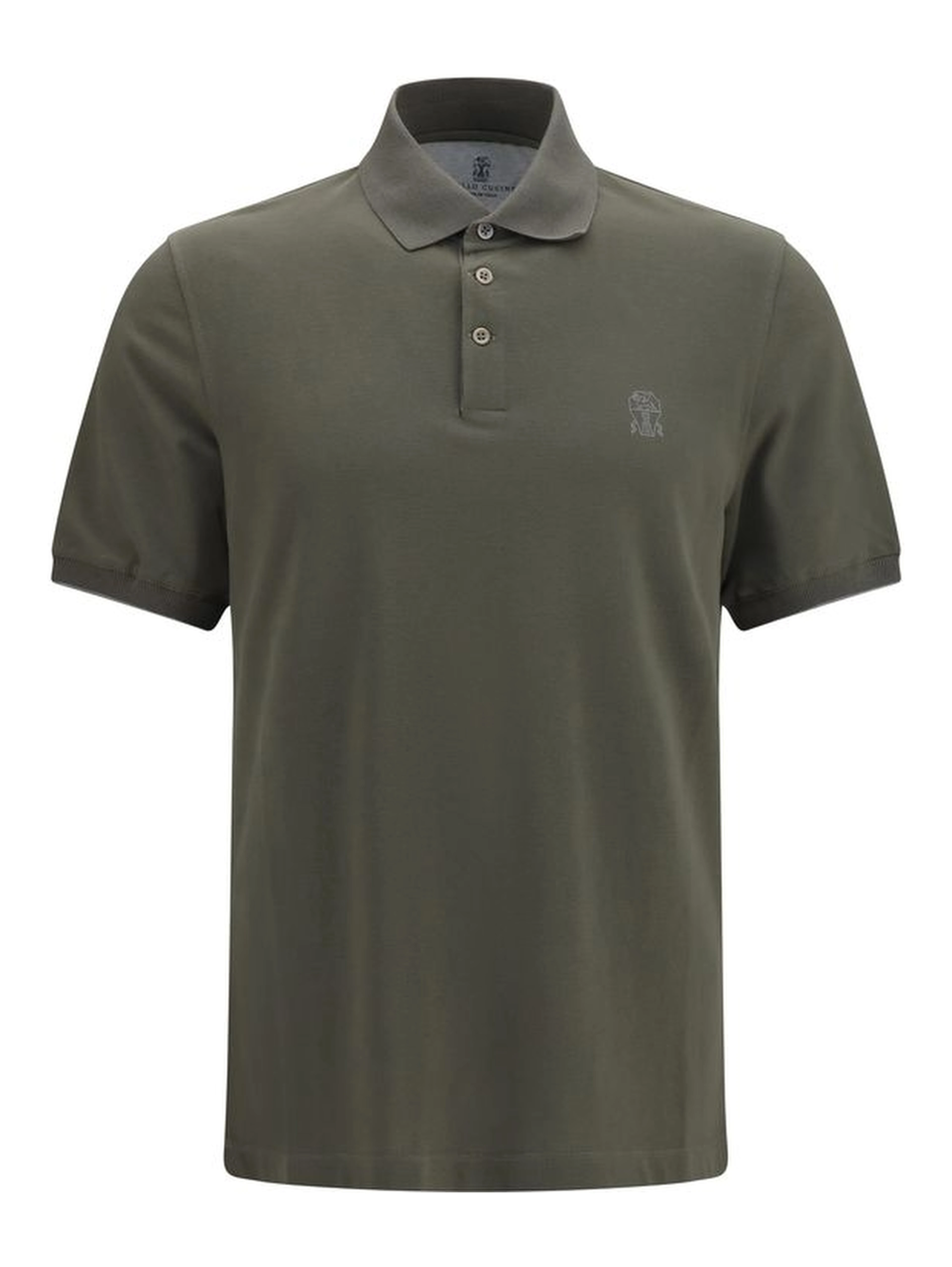 Bicolor Cotton Polo Shirt