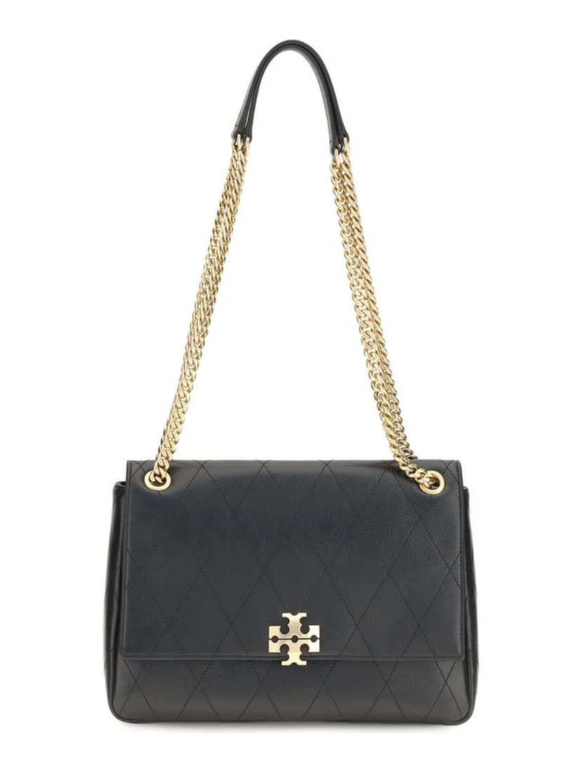 Black Calf Leather Bos Taurus Shoulder Bag