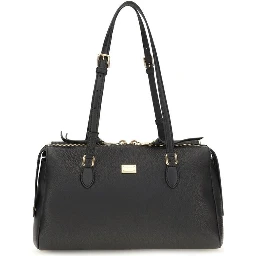 Black Calf Leather Bos Taurus Shoulder Bag