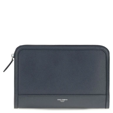 Blue Calf Leather Bos Taurus Wallet