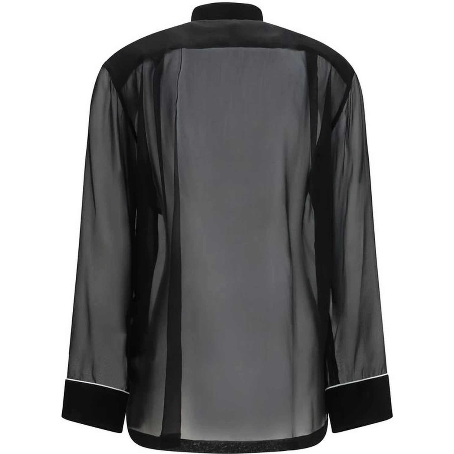 Black Silk Shirt