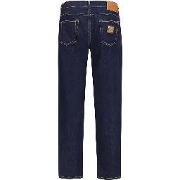Blue Cotton Jeans Denim