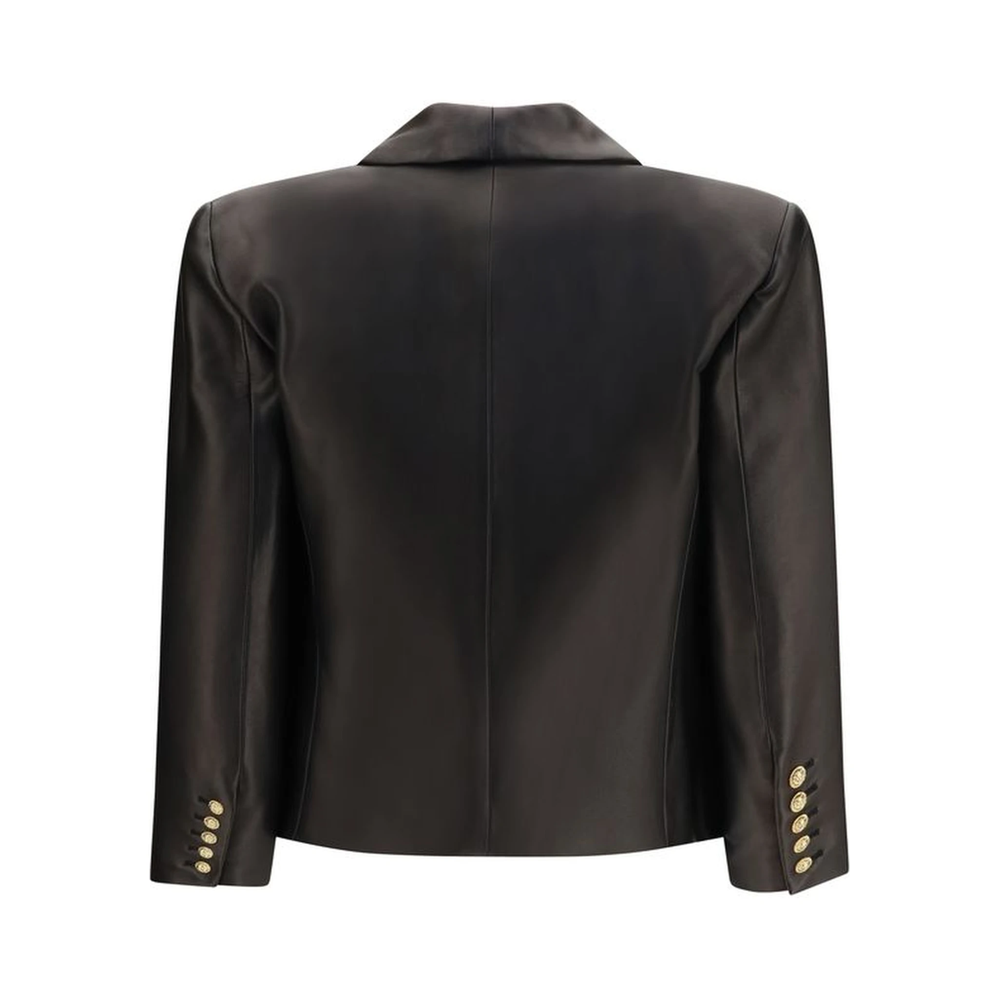 Black Lamb Ovis Aries Aries Leather Jacket