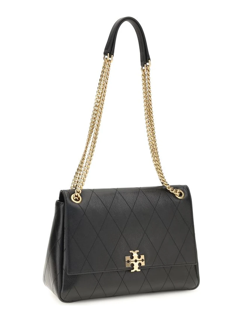 Black Calf Leather Bos Taurus Shoulder Bag