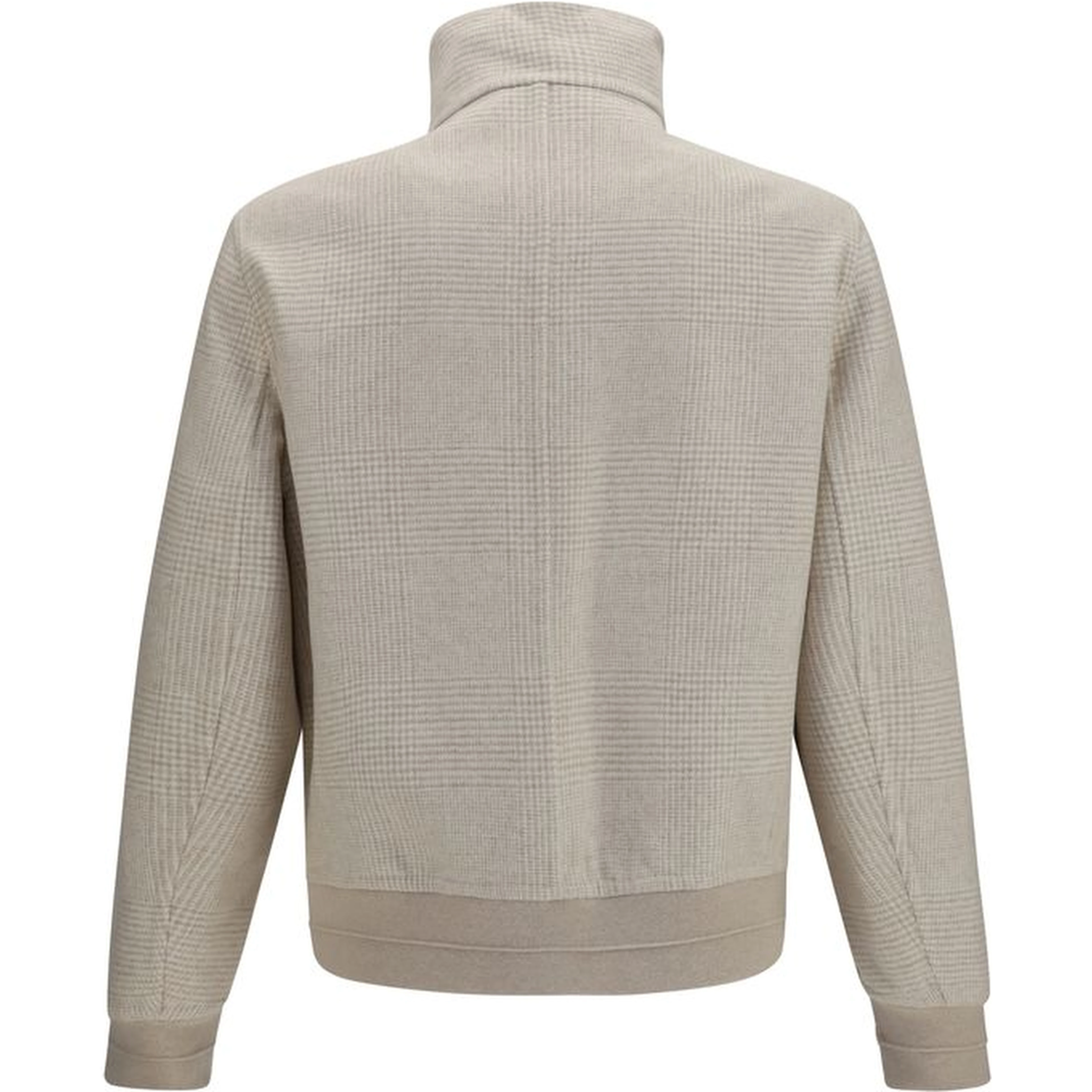 Beige Cashmere Full-Length Jacket