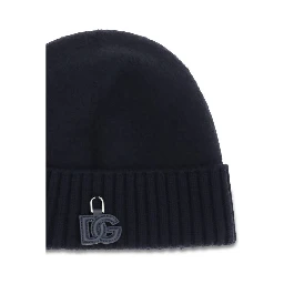 Black Wool Oves Aries Beanie