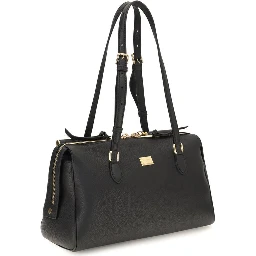 Black Calf Leather Bos Taurus Shoulder Bag