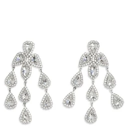 Silver Metal Earrings