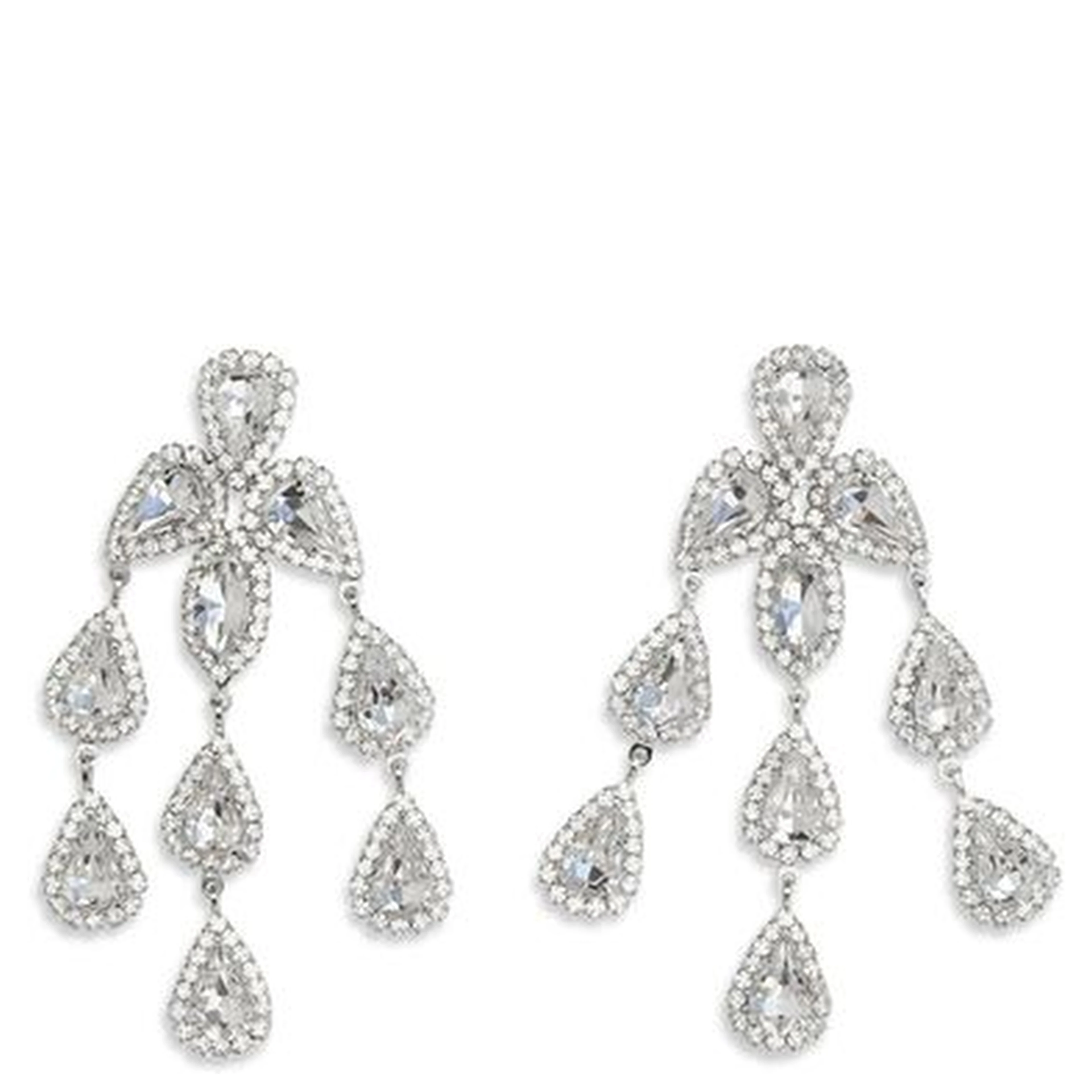 Silver Metal Earrings