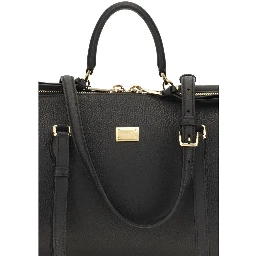 Black Calf Leather Bos Taurus Shoulder Bag