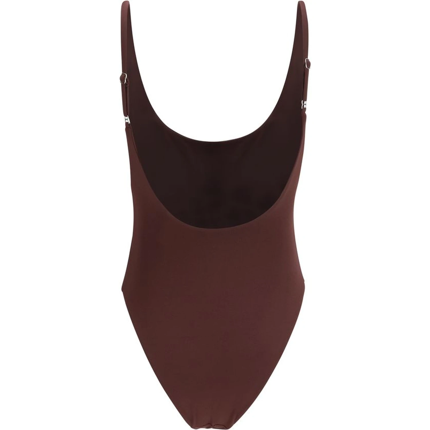 Bordeaux Polyamide One-Piece Swimsuit