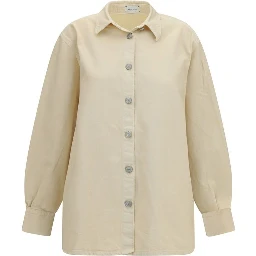 Beige Denim Shirt