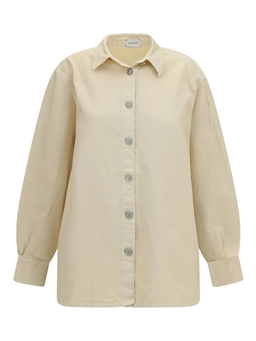 Beige Denim Shirt