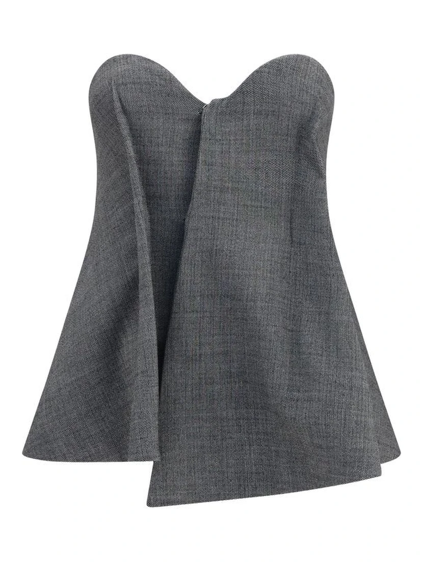 Gray Wool Oves Aries Corset