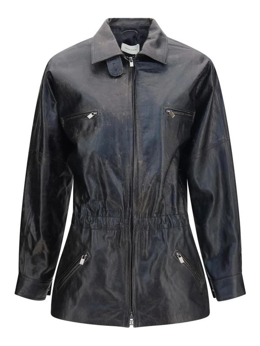 Black Lambskin Leather Jacket