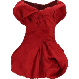 Multicolor Cotton Cocktail Dress