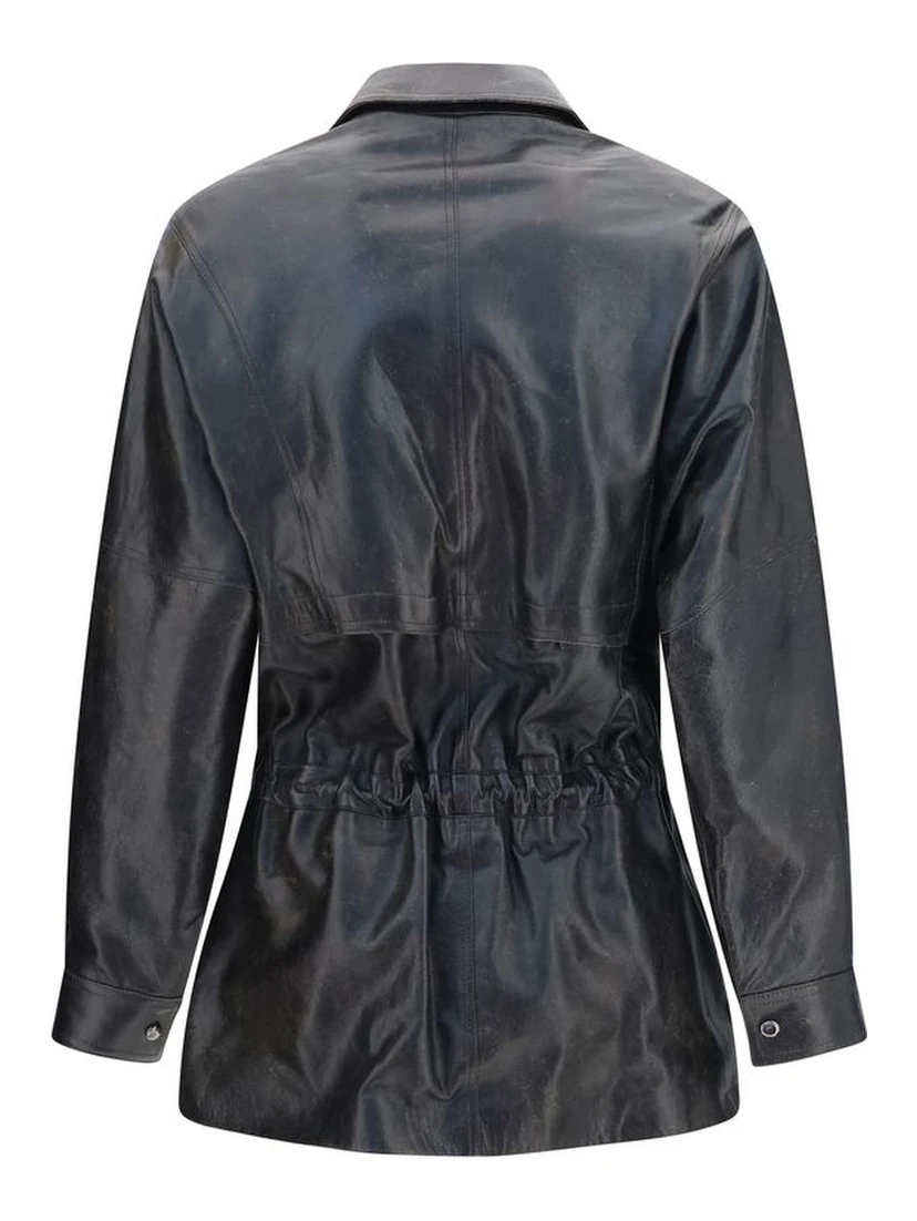 Black Lambskin Leather Jacket