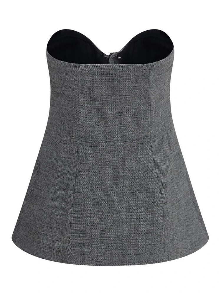 Gray Wool Oves Aries Corset alternative