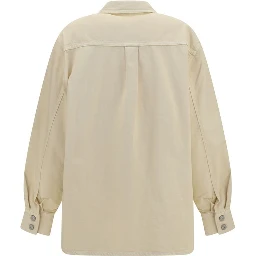 Beige Denim Shirt