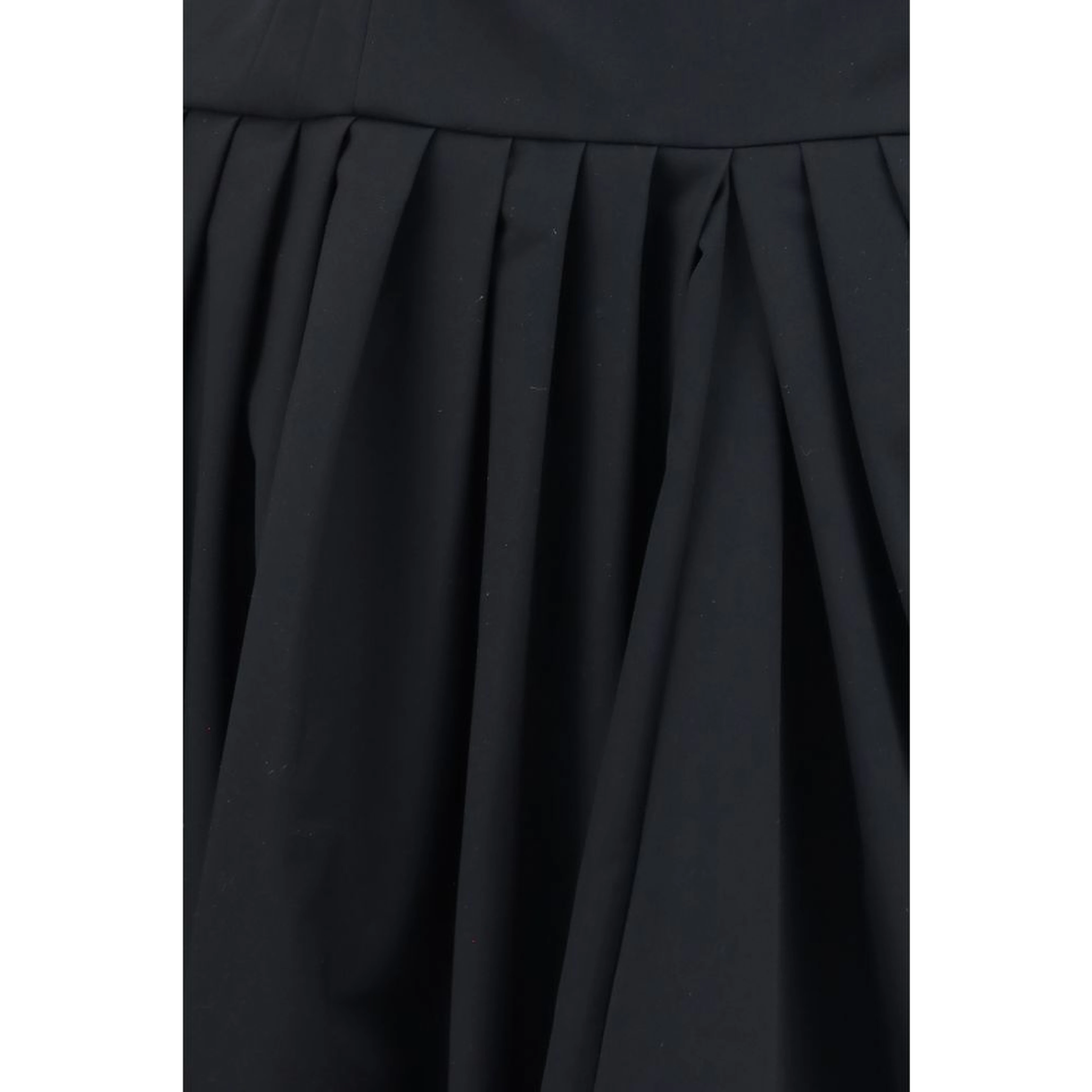 Black Polyester Casual Dress