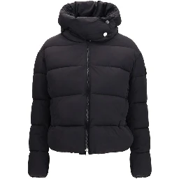 Black Nylon Full-Length Jacket