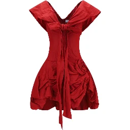 Multicolor Cotton Cocktail Dress