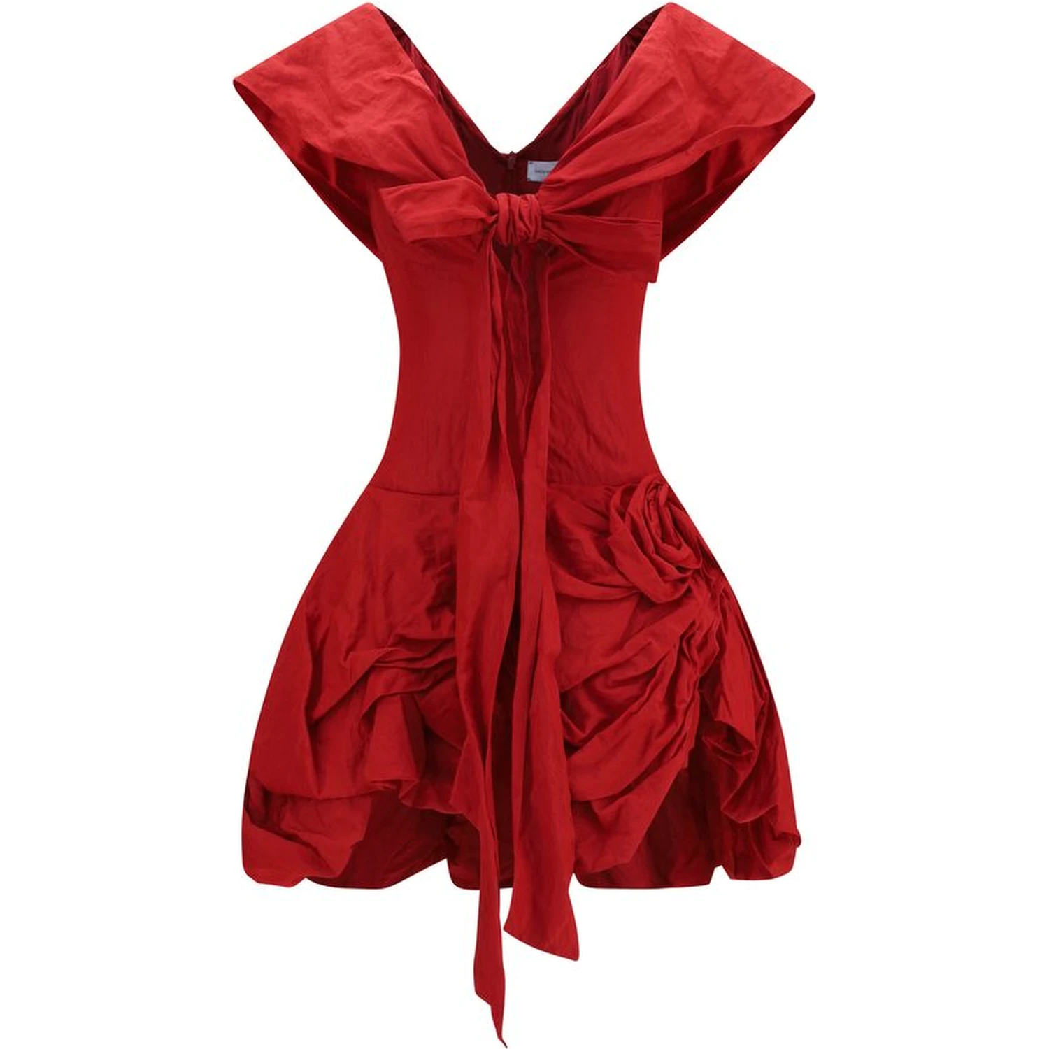 Multicolor Cotton Cocktail Dress