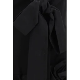 Black Cotton Cocktail Dress