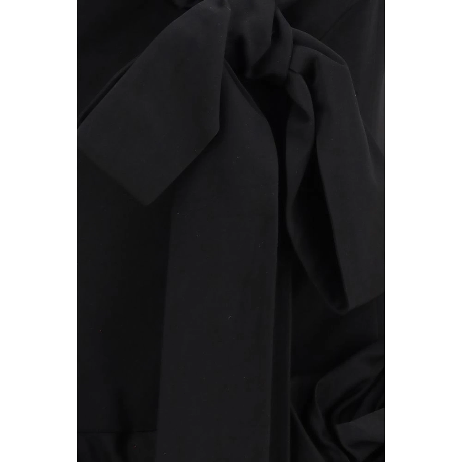 Black Cotton Cocktail Dress