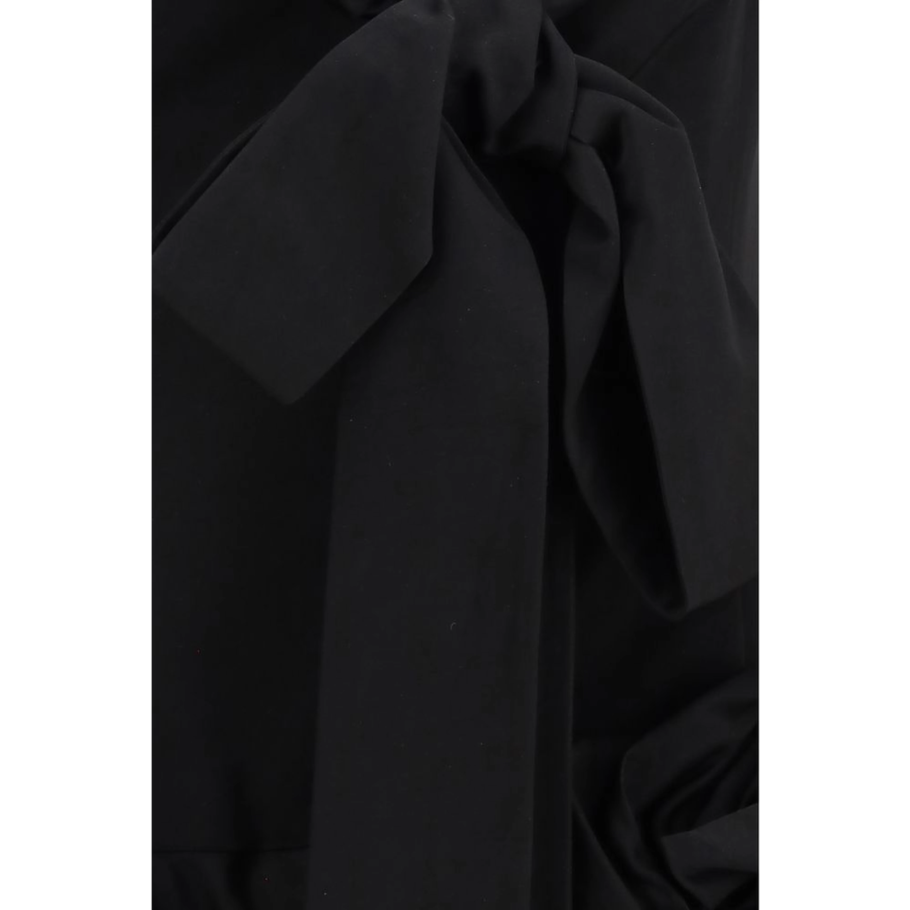 Black Cotton Cocktail Dress