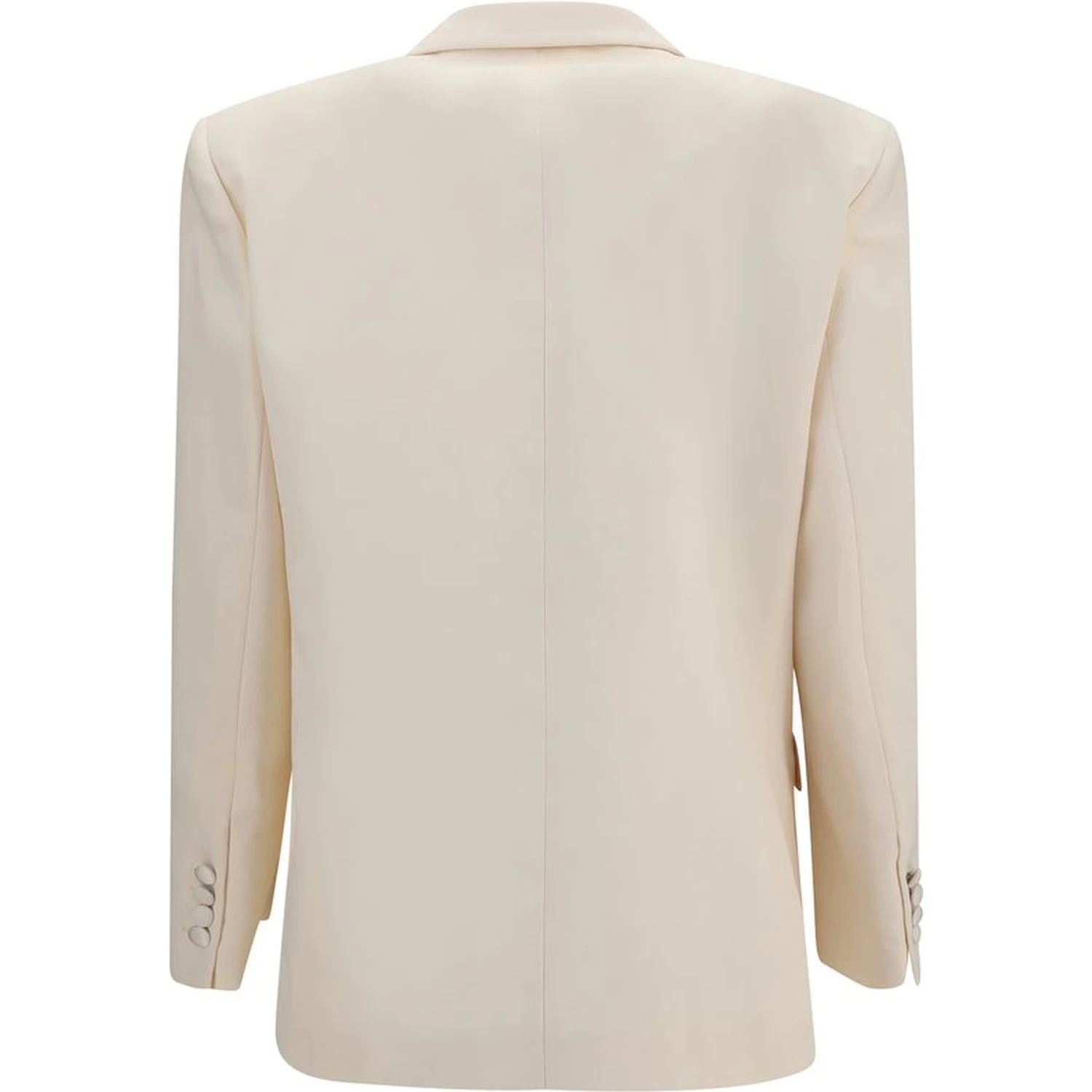 Beige Cotton Blazer